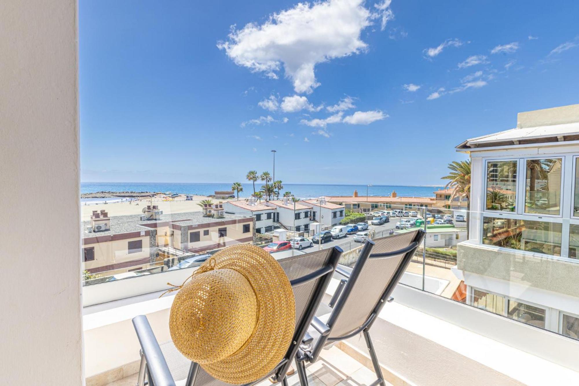 Atico Apartamento Las Burras Playa San Agustin  Bagian luar foto