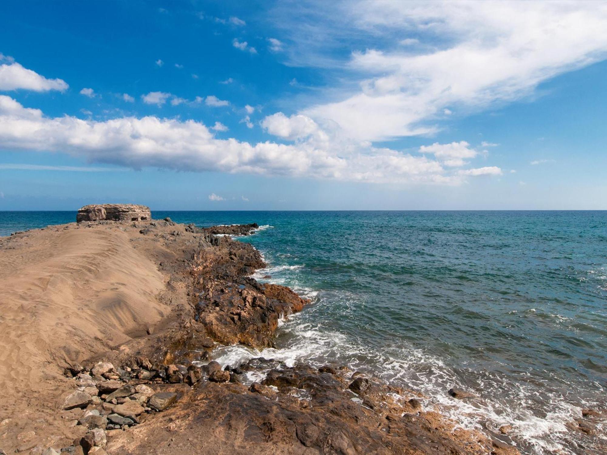 Atico Apartamento Las Burras Playa San Agustin  Bagian luar foto
