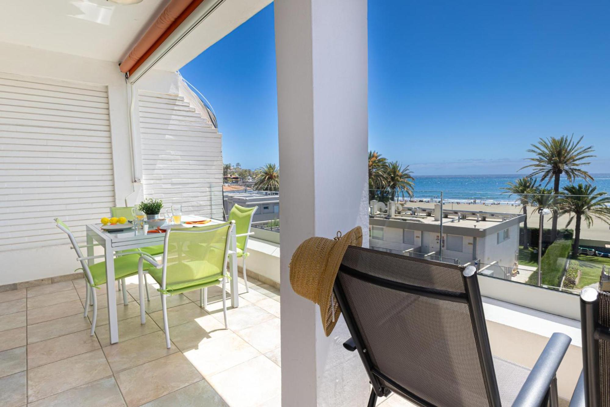 Atico Apartamento Las Burras Playa San Agustin  Bagian luar foto