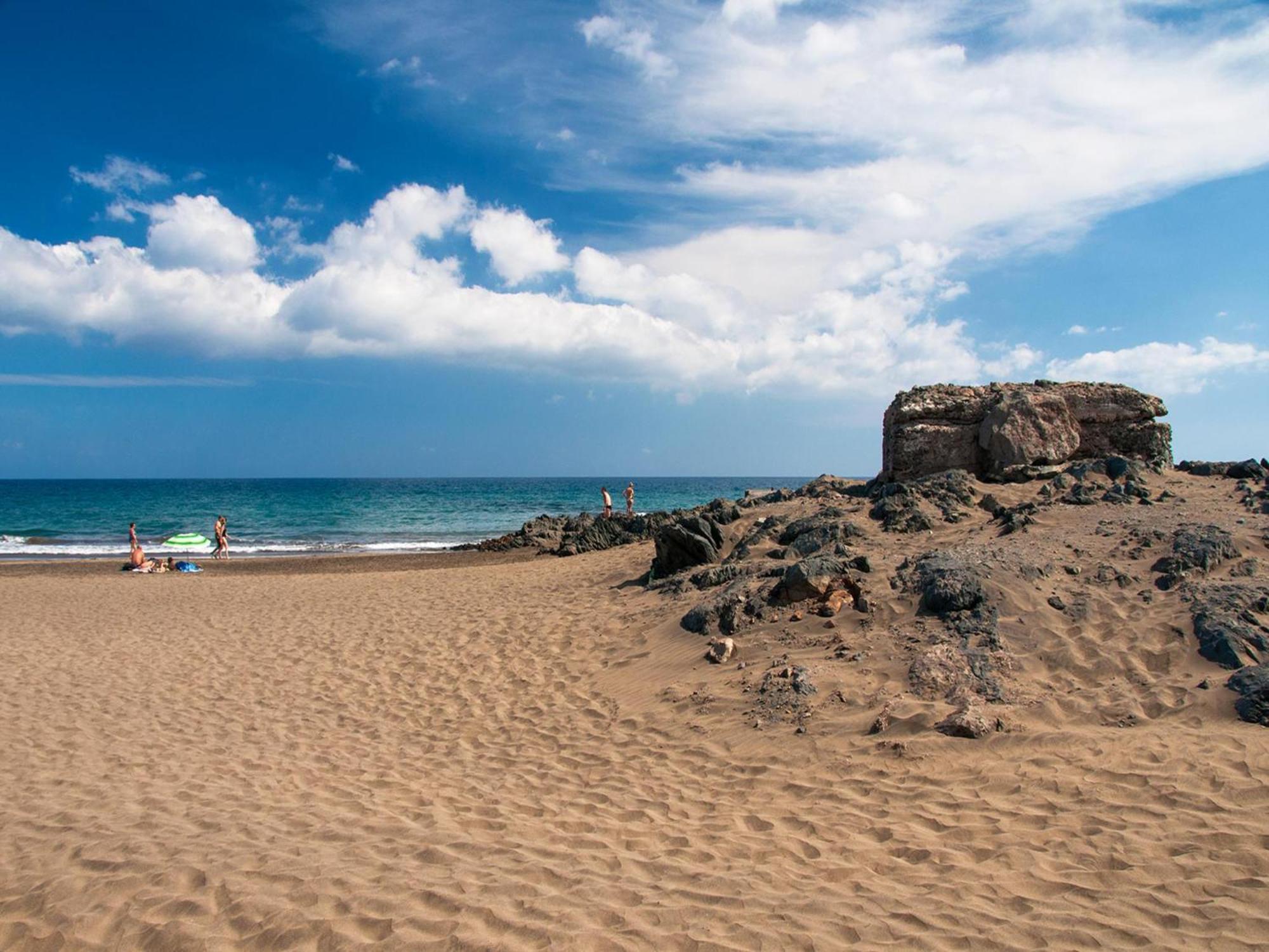Atico Apartamento Las Burras Playa San Agustin  Bagian luar foto